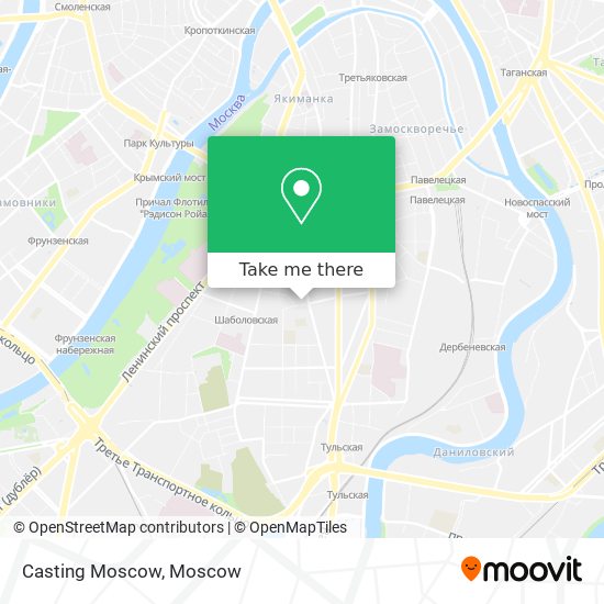 Casting Moscow map