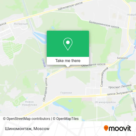 Шиномонтаж map