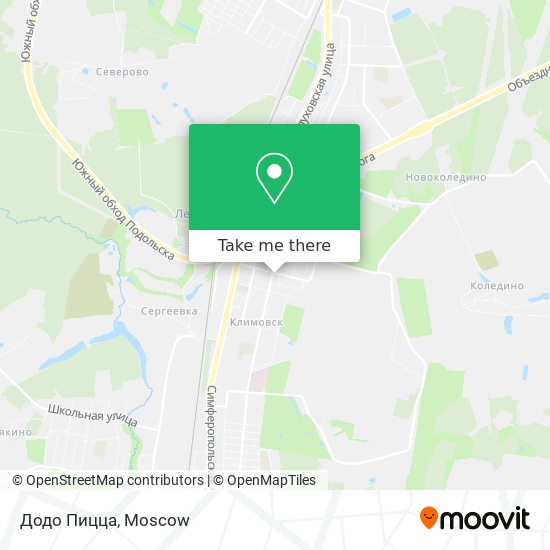 Додо Пицца map