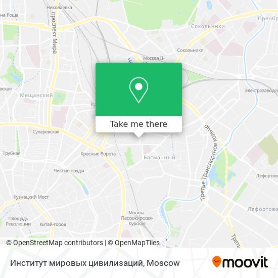 Институт мировых цивилизаций map