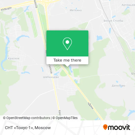 СНТ «Тонус-1» map