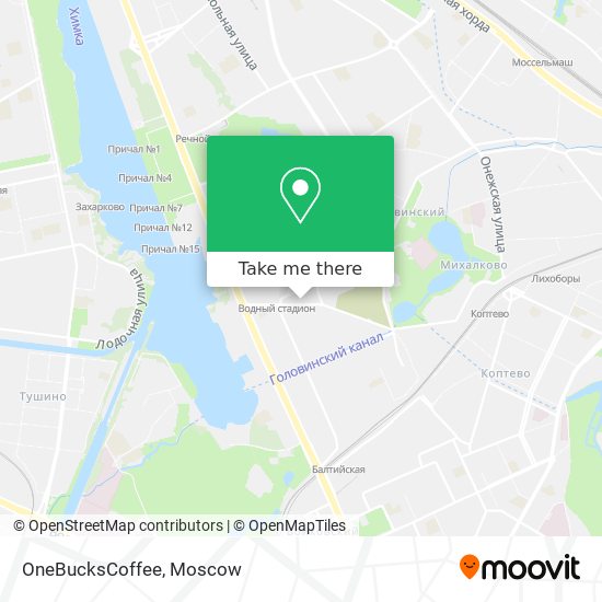 OneBucksCoffee map