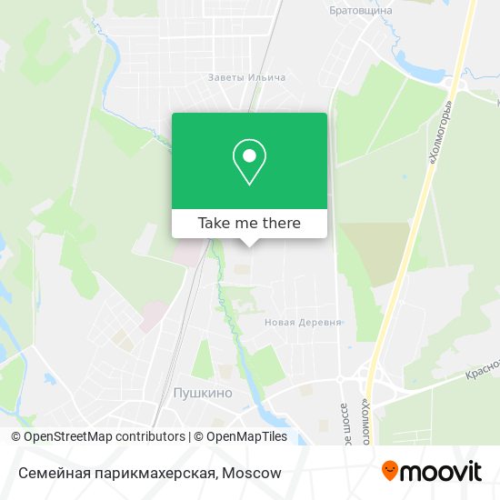 Семейная парикмахерская map