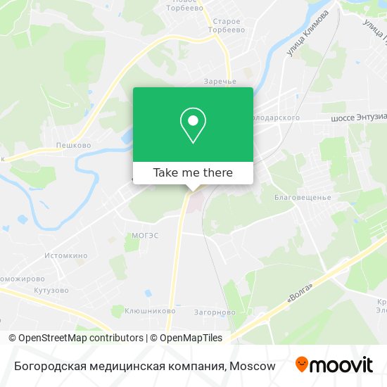 Богородская медицинская компания map