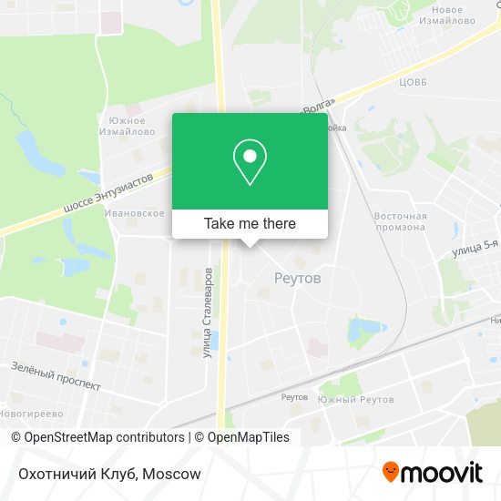 Охотничий Клуб map