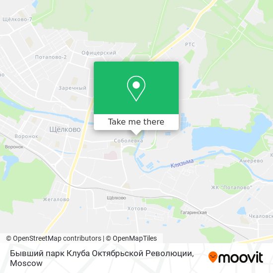 Бывший парк Клуба Октябрьской Революции map