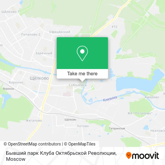 Бывший парк Клуба Октябрьской Революции map
