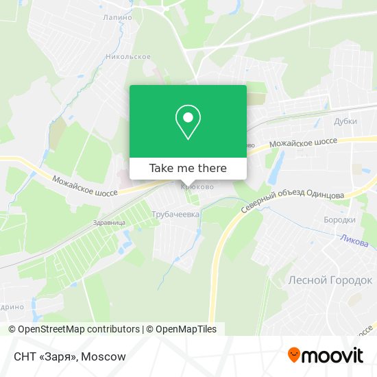СНТ «Заря» map