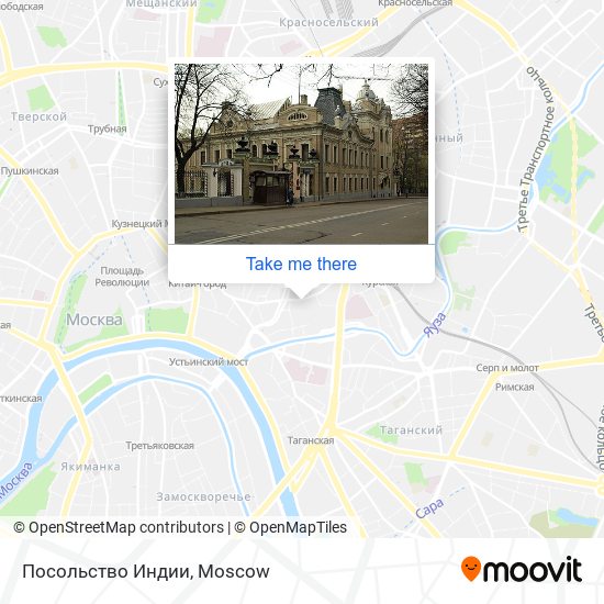 Посольство Индии map