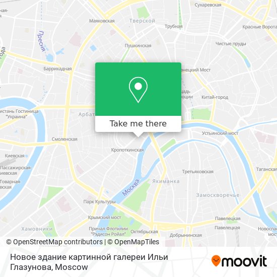 Новое здание картинной галереи Ильи Глазунова map