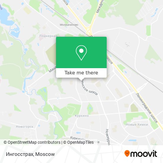Ингосстрах map