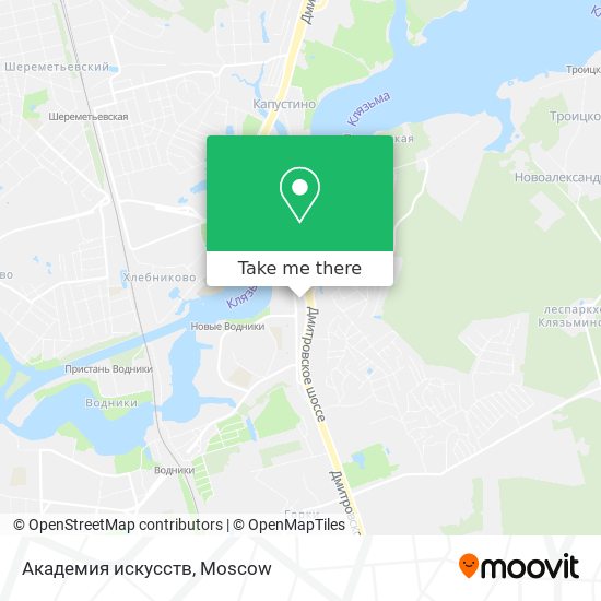 Академия искусств map