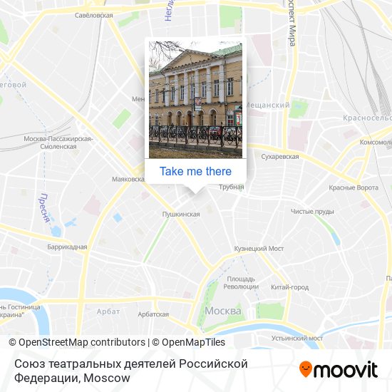 Союз театральных деятелей Российской Федерации map
