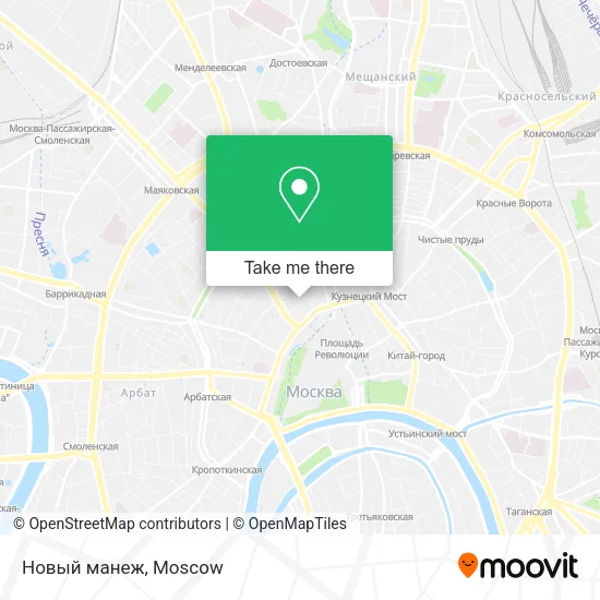 Новый манеж map