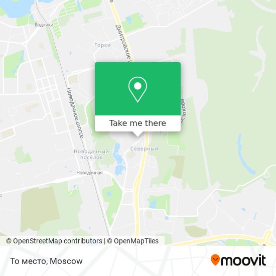 То место map