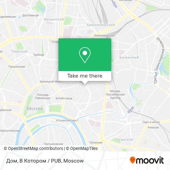 Дом, В Котором / PUB map