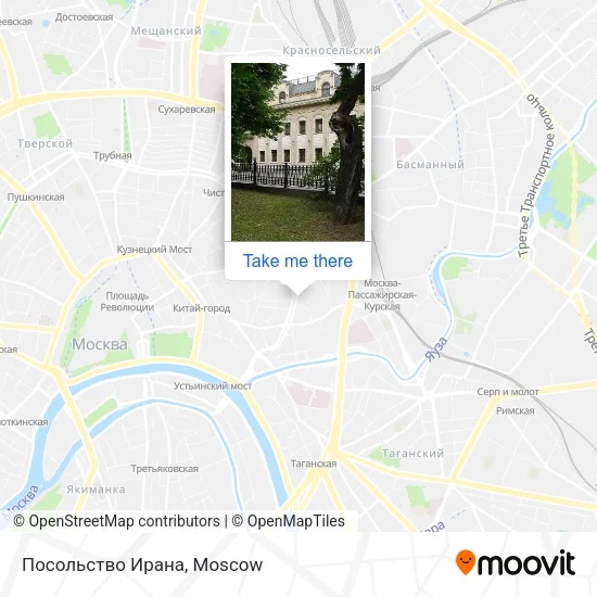 Посольство Ирана map