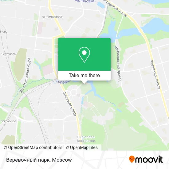 Верёвочный парк map