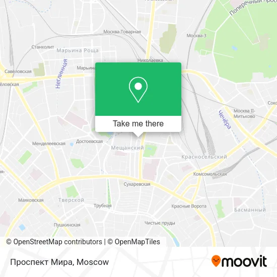 Проспект Мира map