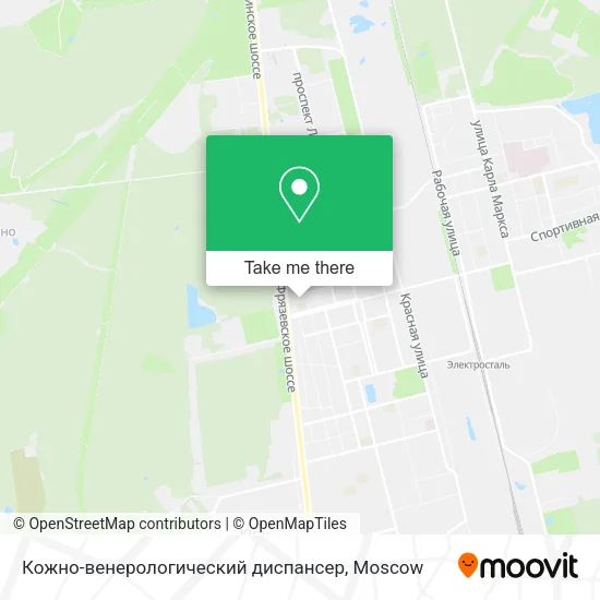 Кожно-венерологический диспансер map