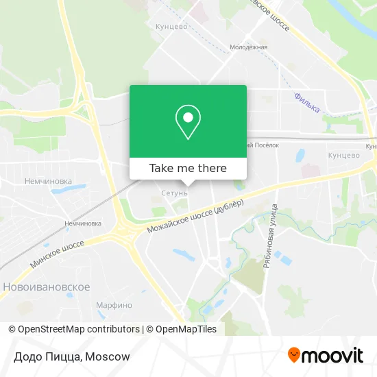 Додо Пицца map