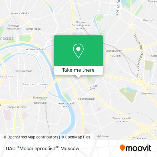 ПАО ""Мосэнергосбыт"" map