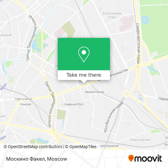 Москино Факел map