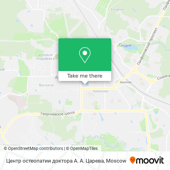 Центр остеопатии доктора А. А. Царева map