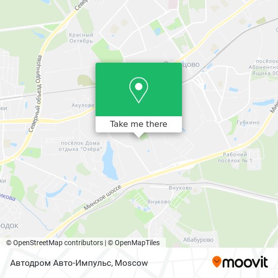 Автодром Авто-Импульс map