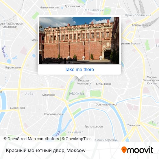 Красный монетный двор map