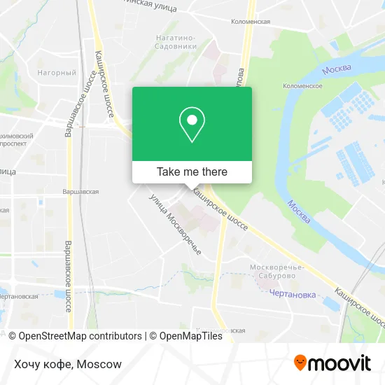 Хочу кофе map