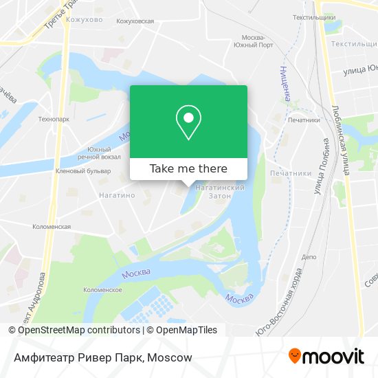 Амфитеатр Ривер Парк map