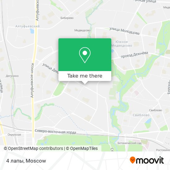 4 лапы map