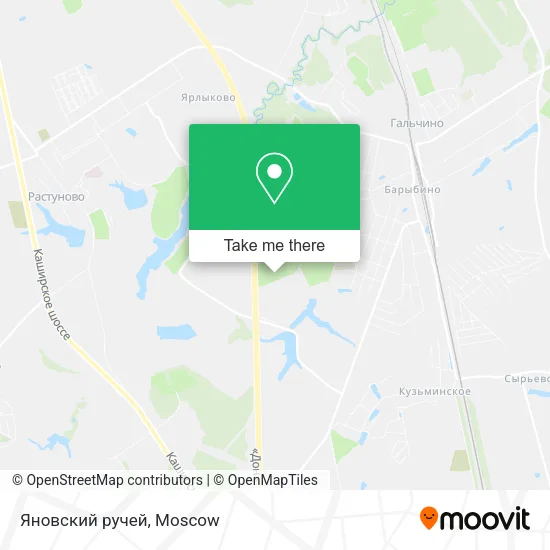 Яновский ручей map