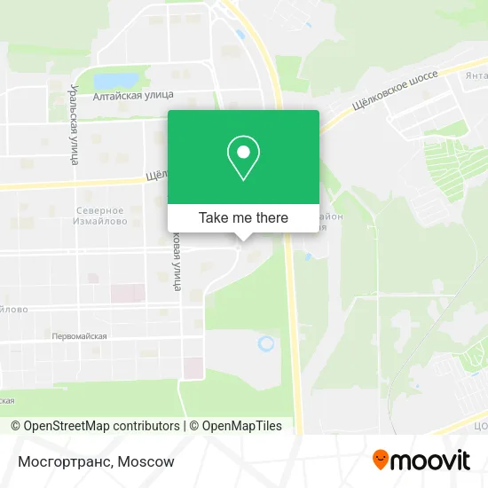 Мосгортранс map