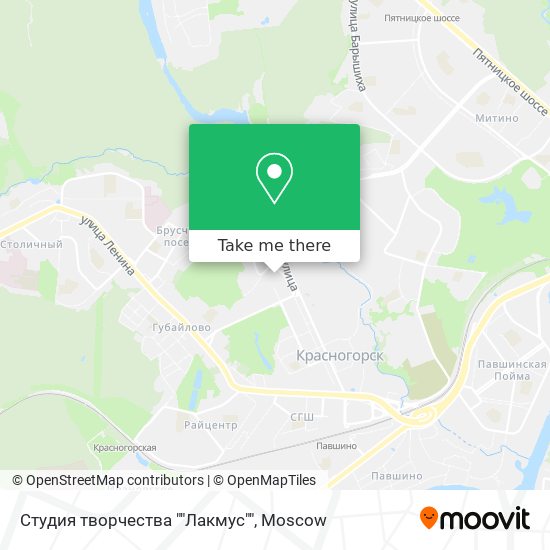 Студия творчества ""Лакмус"" map