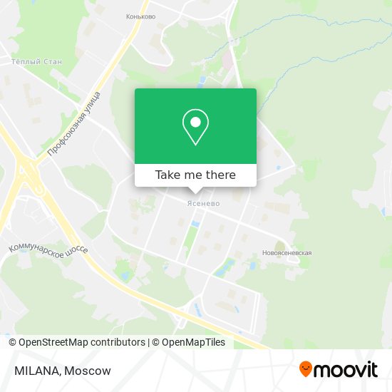 MILANA map