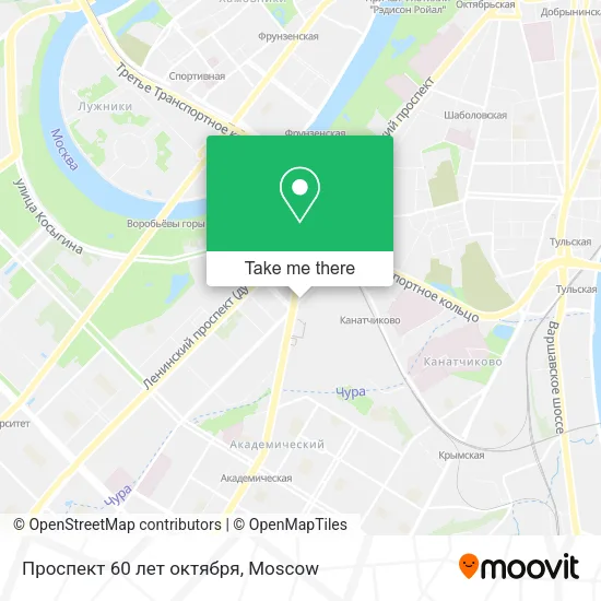 Проспект 60 лет октября map