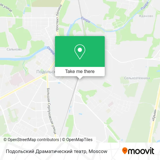Подольский Драматический театр map