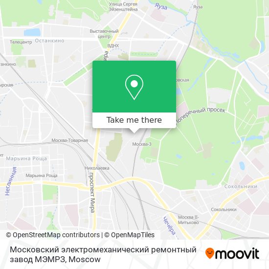 Московский электромеханический ремонтный завод МЭМРЗ map