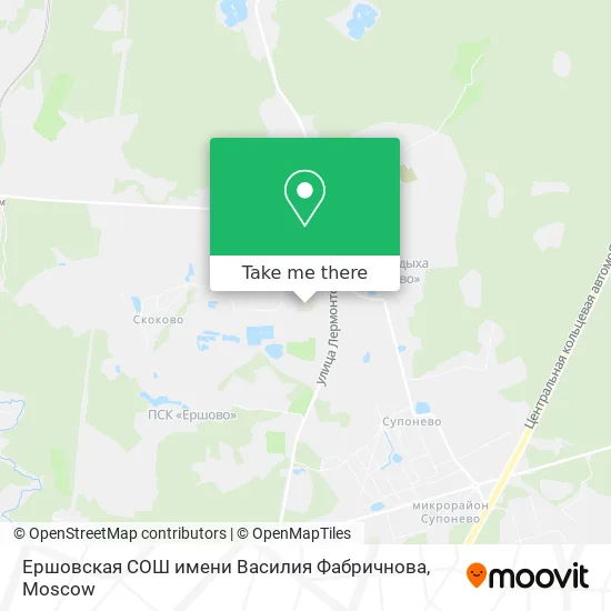 Ершовская СОШ имени Василия Фабричнова map