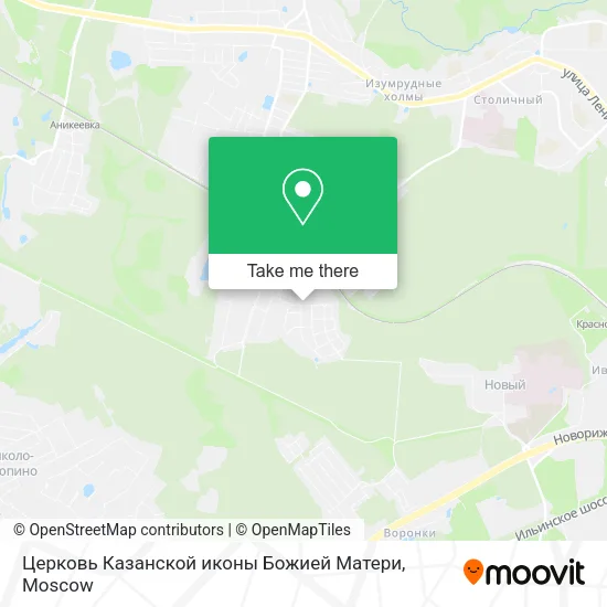 Церковь Казанской иконы Божией Матери map