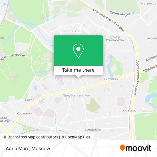 Adria Mare map