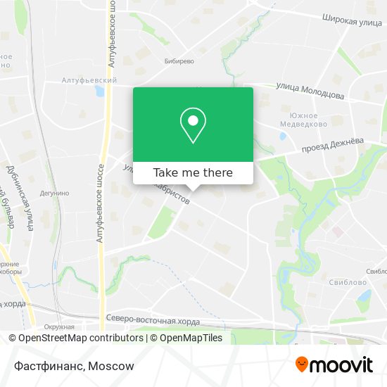 Фастфинанс map