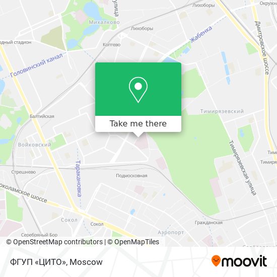 ФГУП «ЦИТО» map