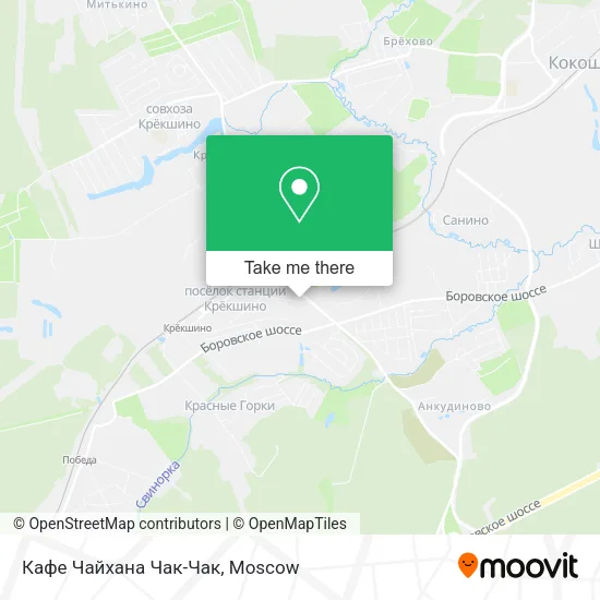 Кафе Чайхана Чак-Чак map