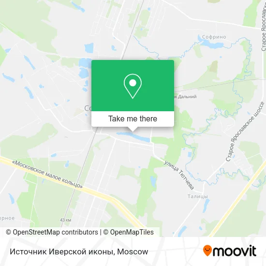 Источник Иверской иконы map