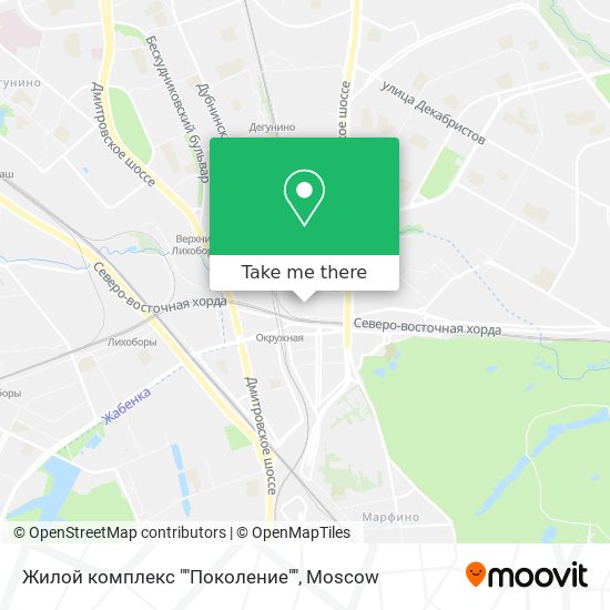 Жилой комплекс ""Поколение"" map