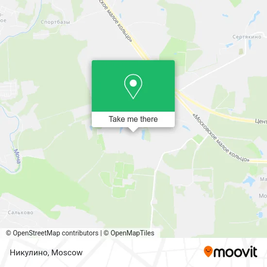 Никулино map