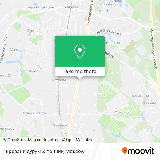 Еревани дурум & пончик map